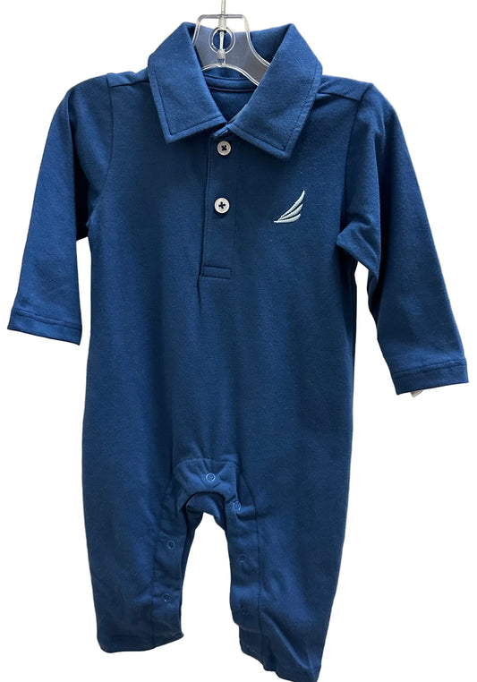 Banks Solid Blue Romper