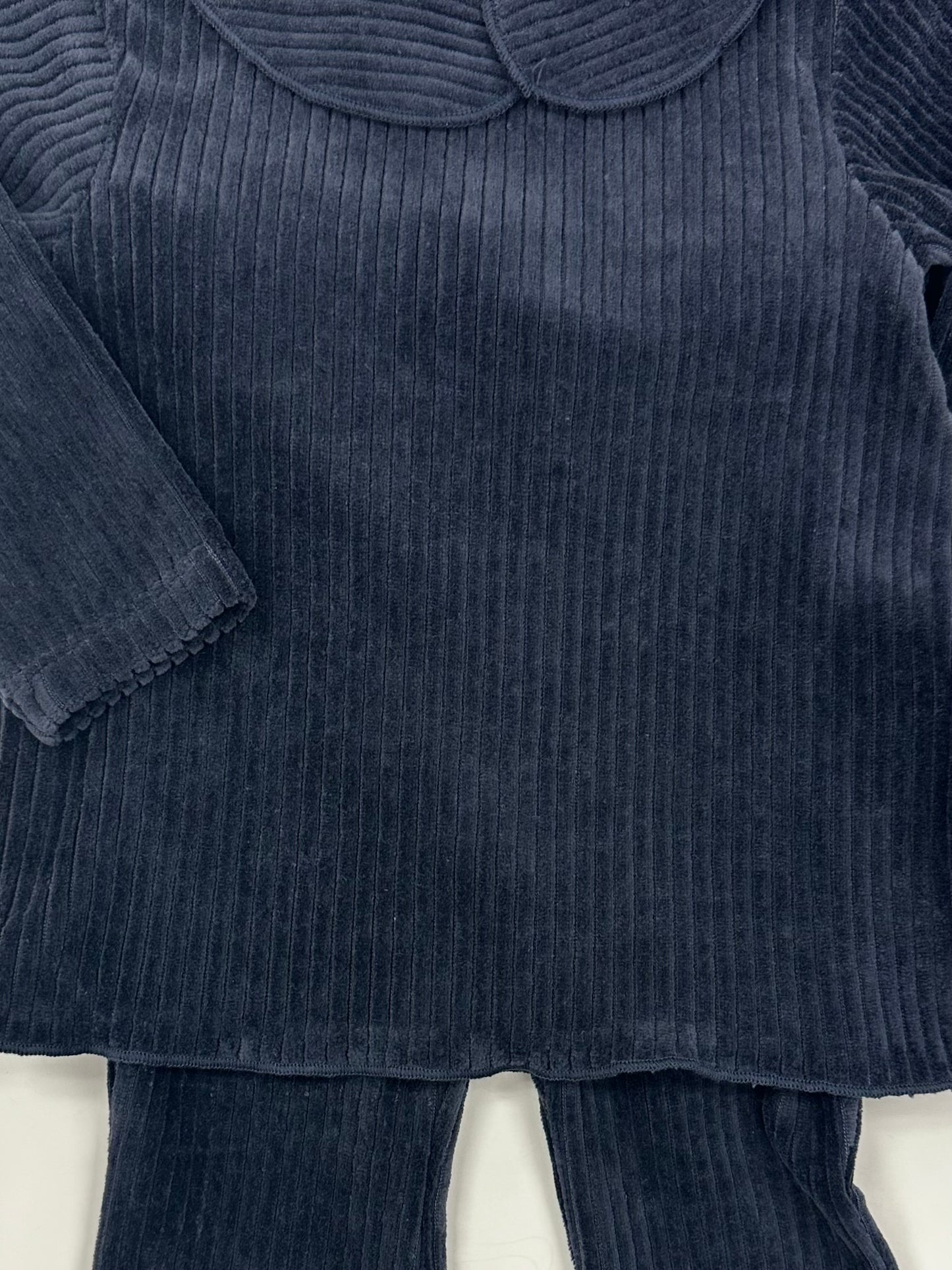 Indigo Ribbed Set