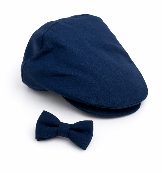 9719 Navy Cap Bowtie