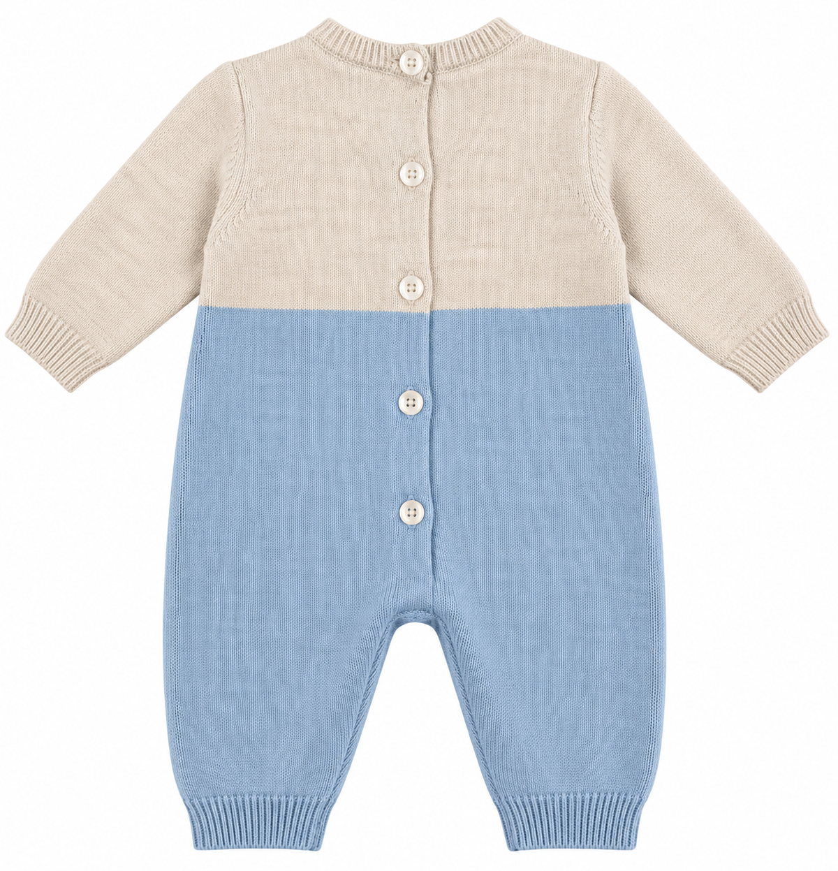 Sky Tricot Knit Romper
