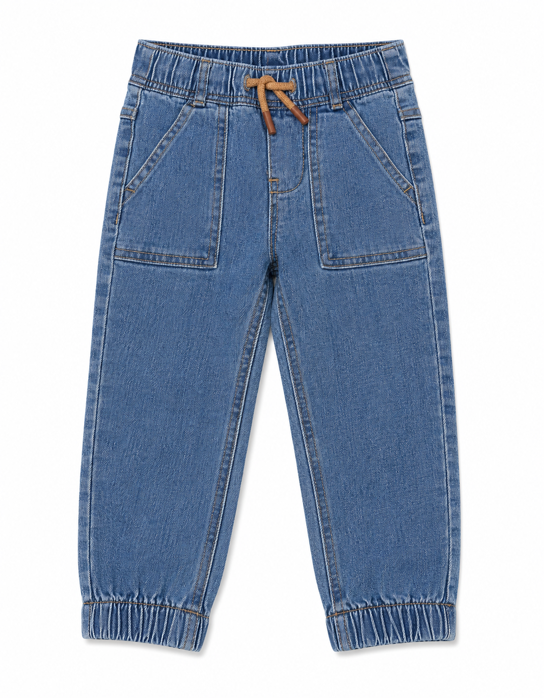 Baby Boy Denim Pant with Drawstring