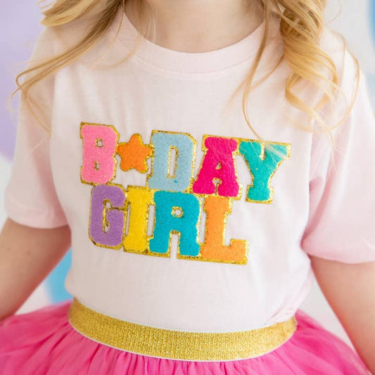 Bday Girl Patch Shirt