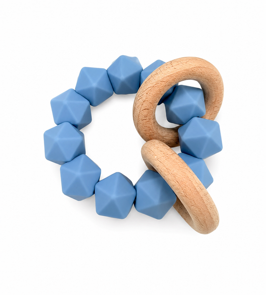 Slate Teething Rattle