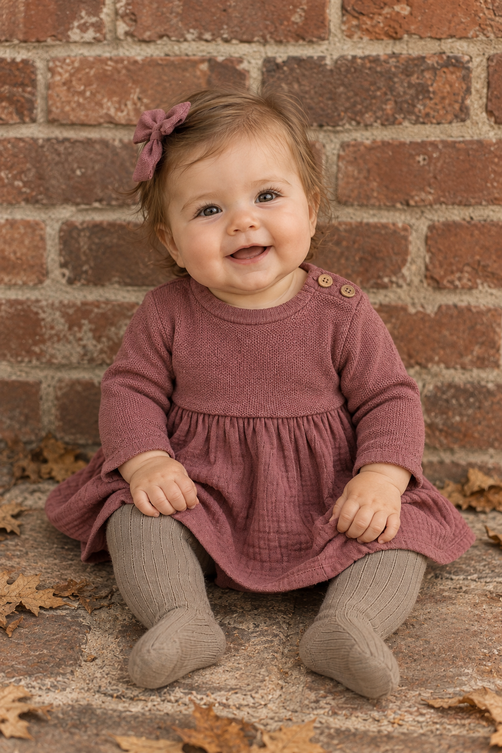 Amora Dress With Tan Tights