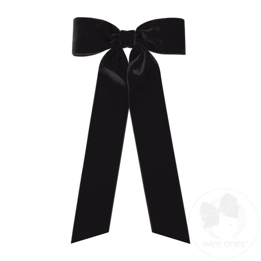Medium Velvet Bowtie With Tails