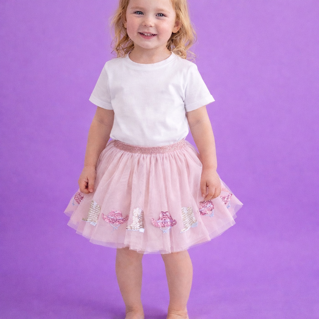 Yee Haw Cowgirl Tutu w/ Bike Shorts