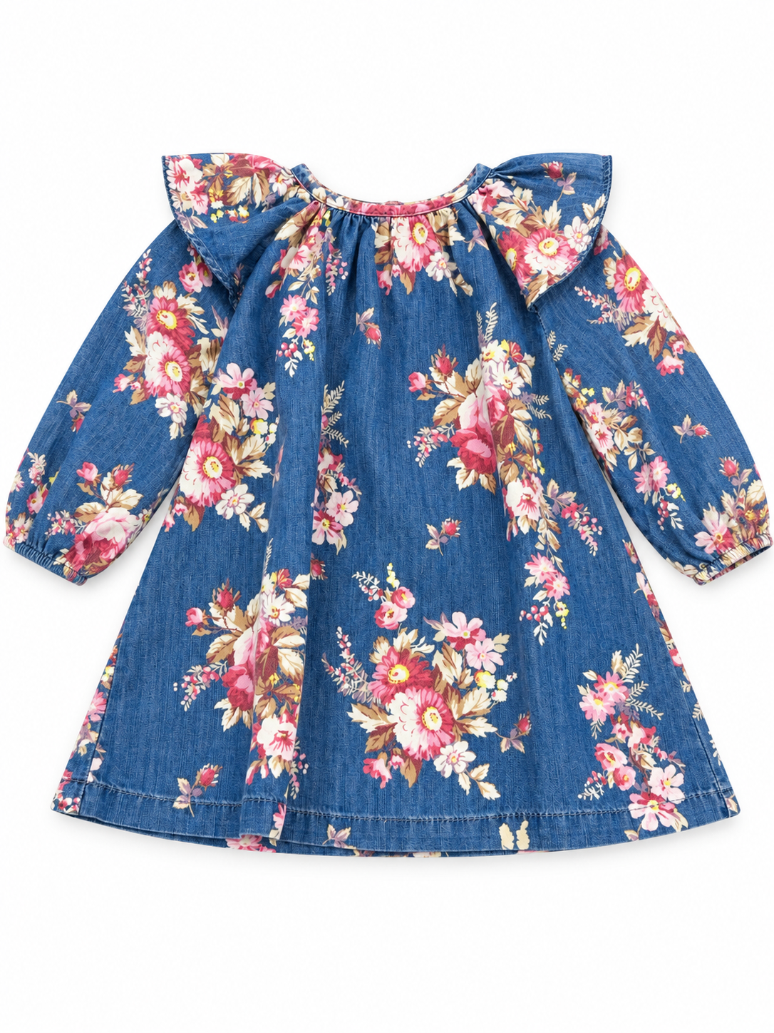 Lily Floral Denim dress