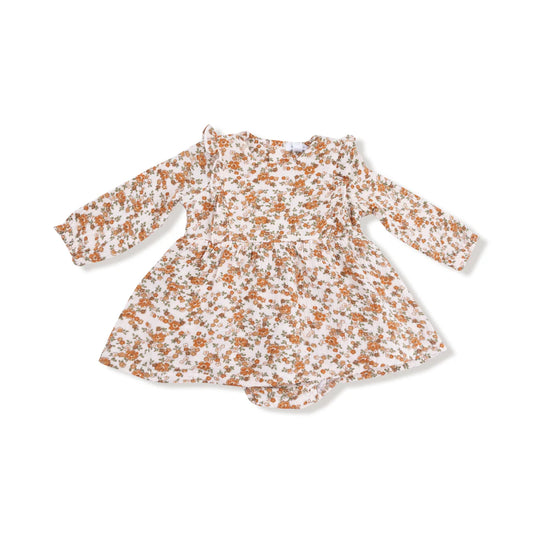 Prairie Calico Smocked Dress with Bloomer