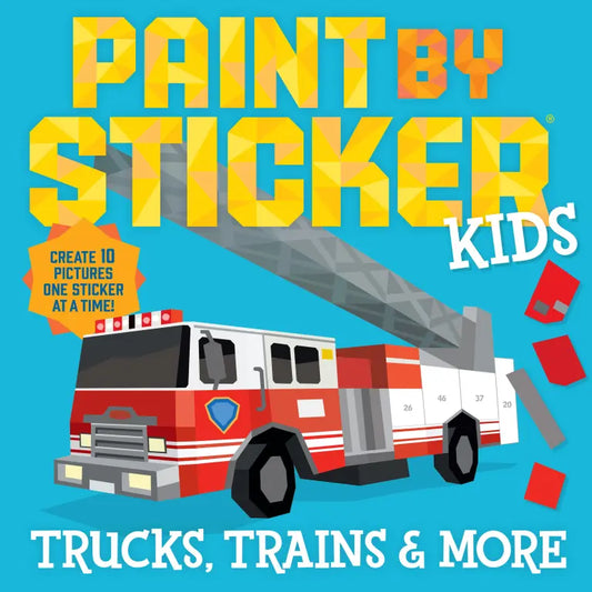 Paint By Stickers Trucks Trains