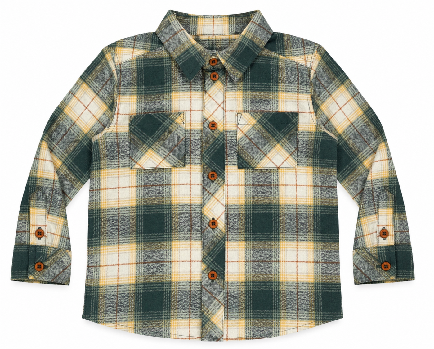 Long-Sleeved Forest Flannel