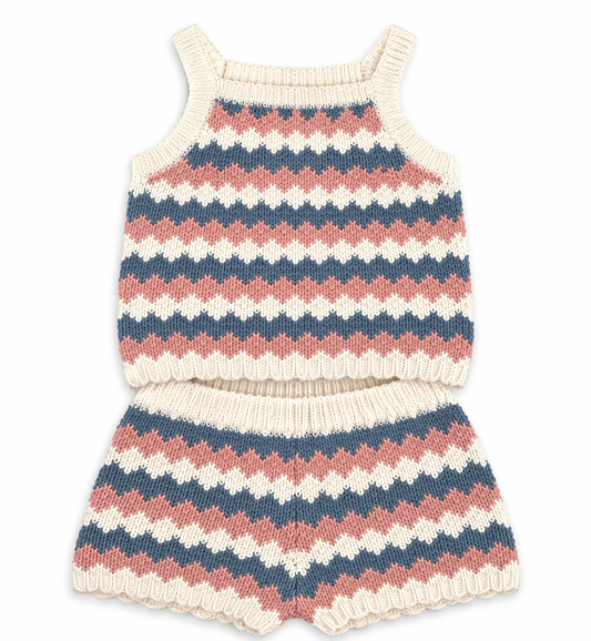 Crochet Cream Multi Color Set