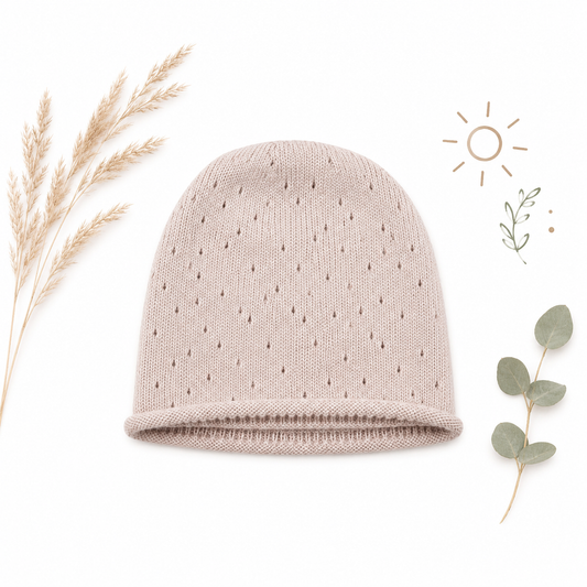 Light Pink Knit Hat