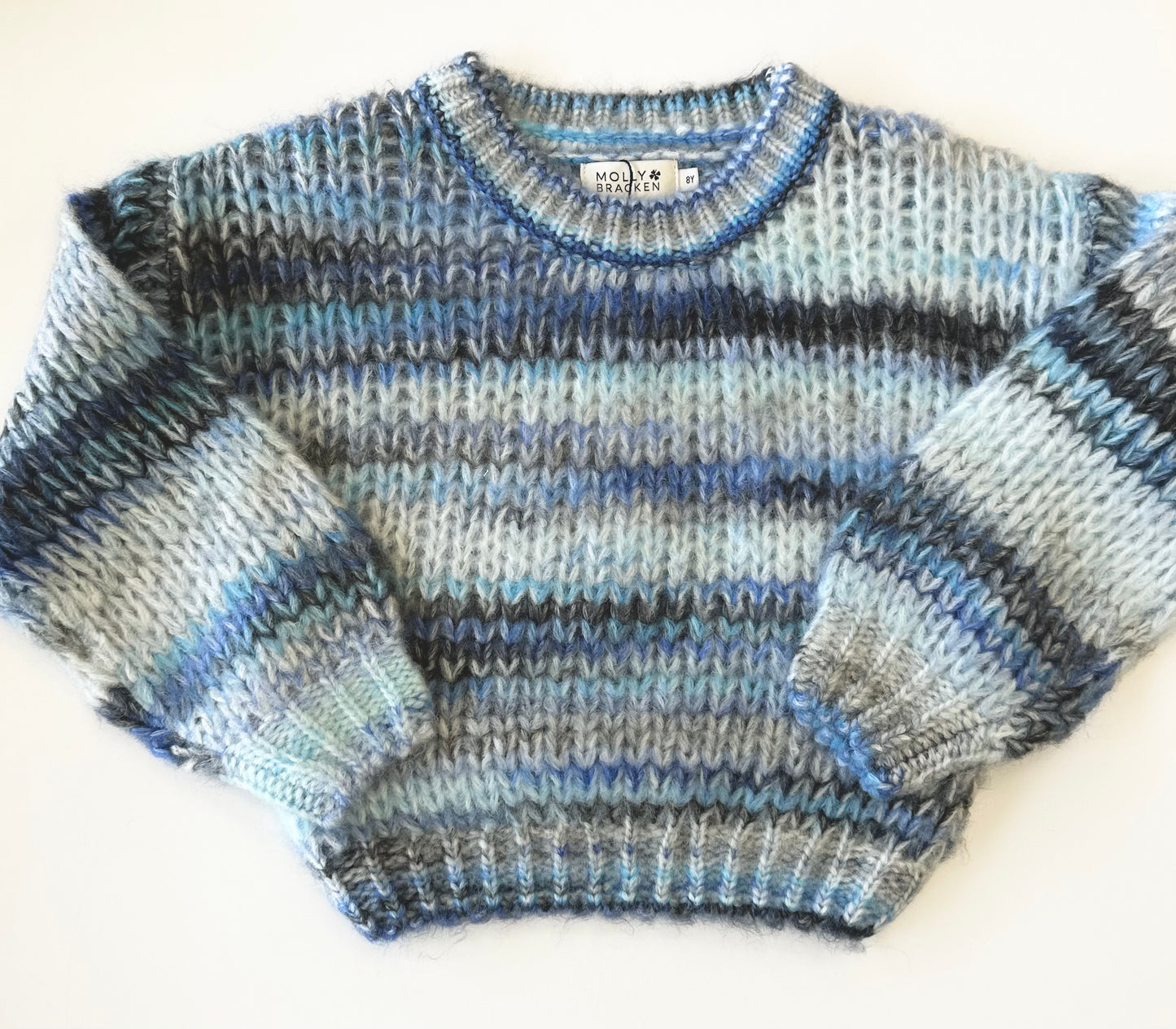 Blue Tie-dye Sweater