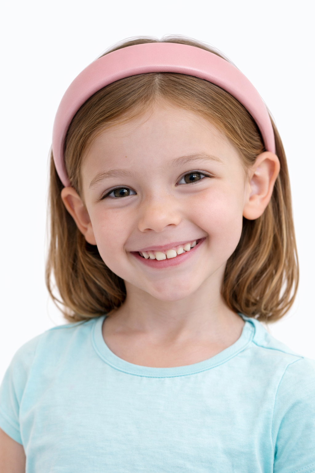 Mauve Faux Leather Headband