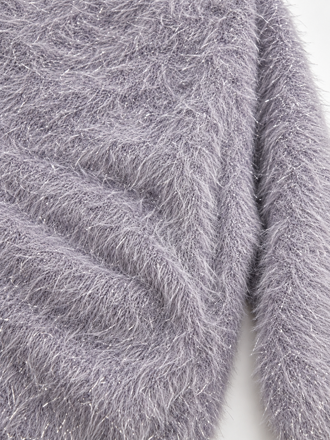 Lavander Fuzzy Knit Sweater