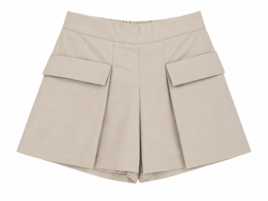 Girl Sand Cargo Skort