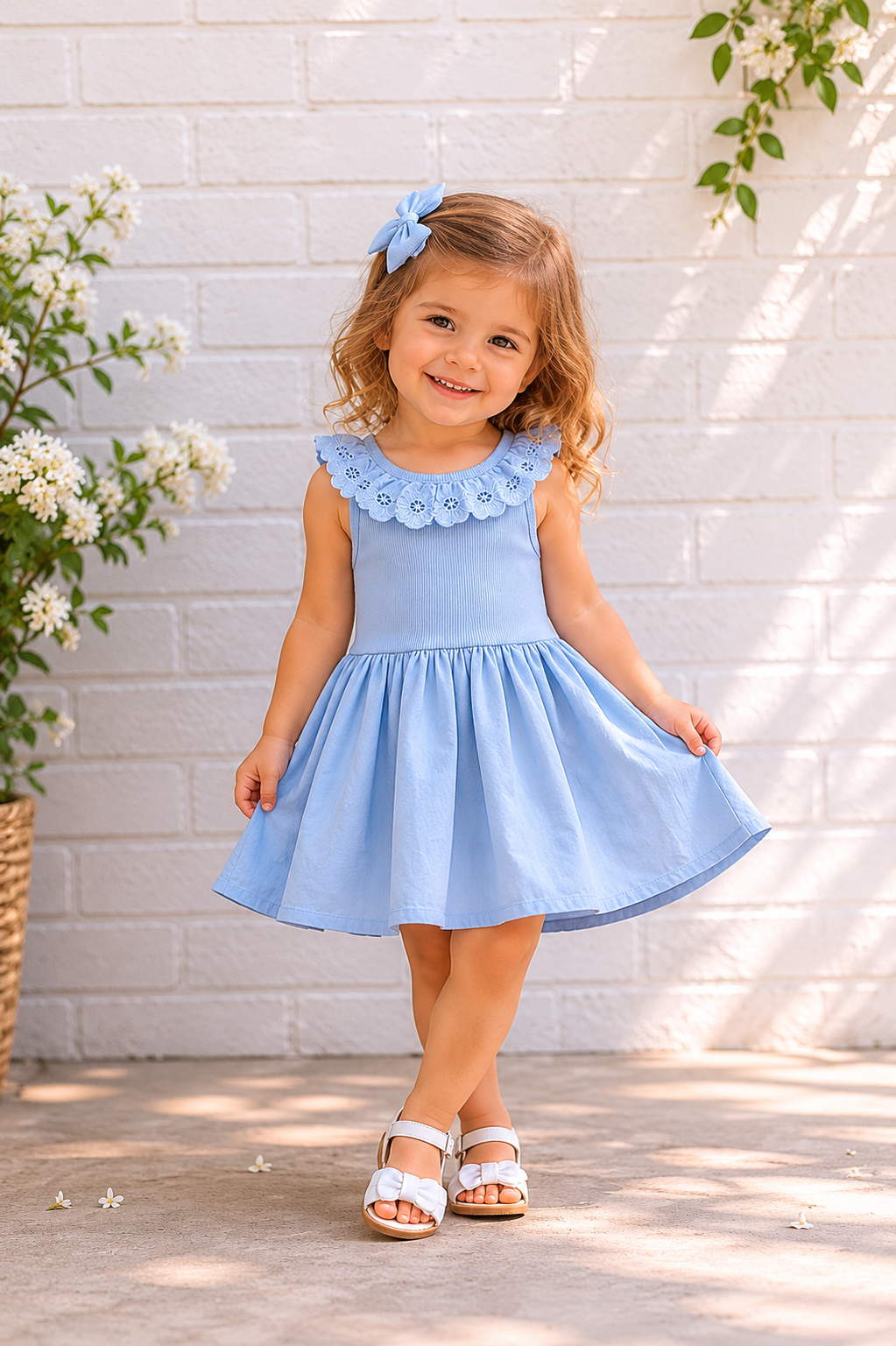 Sparkling Sea Blue Dress