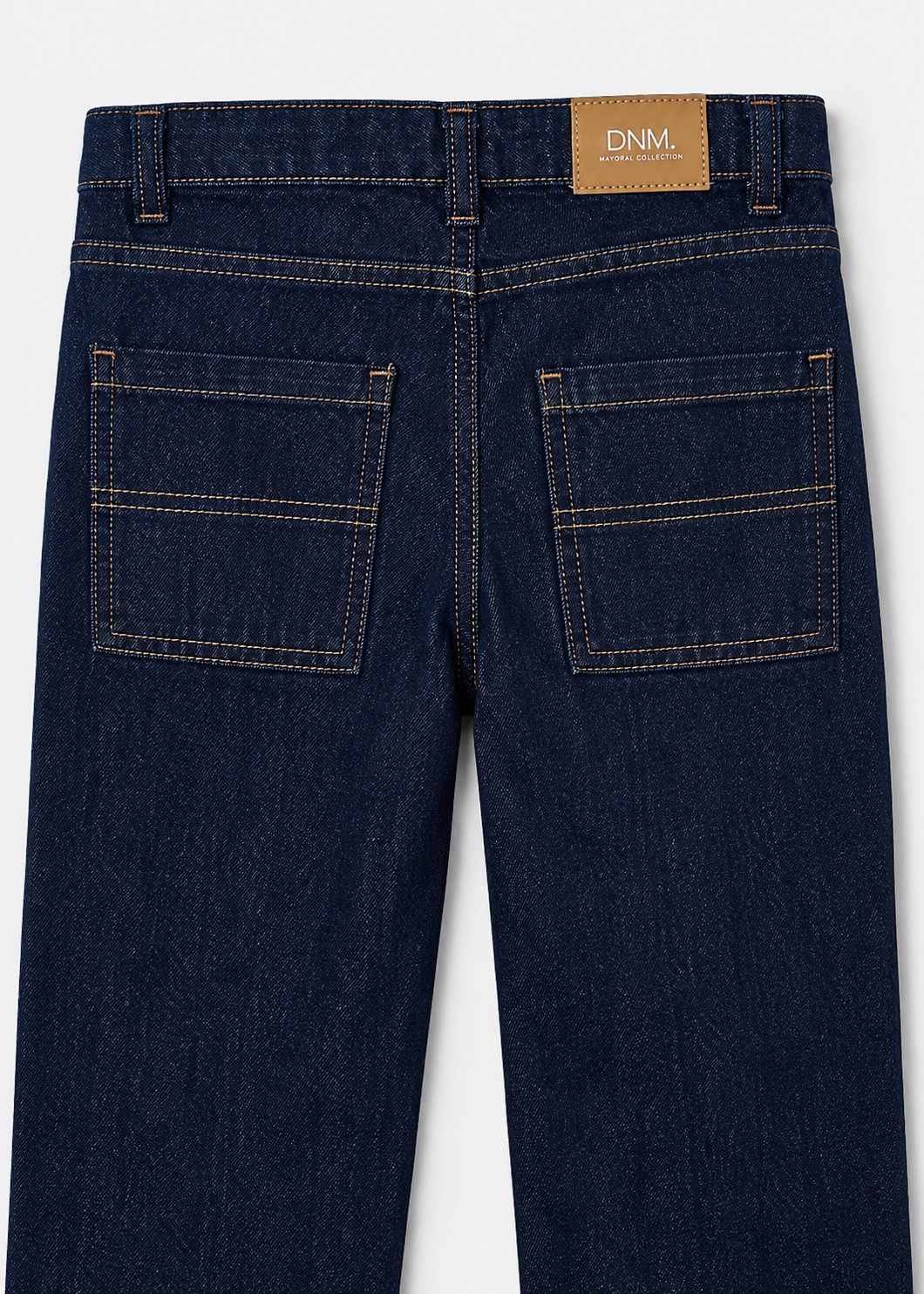 Boys Dark Indigo Wide Leg Jeans