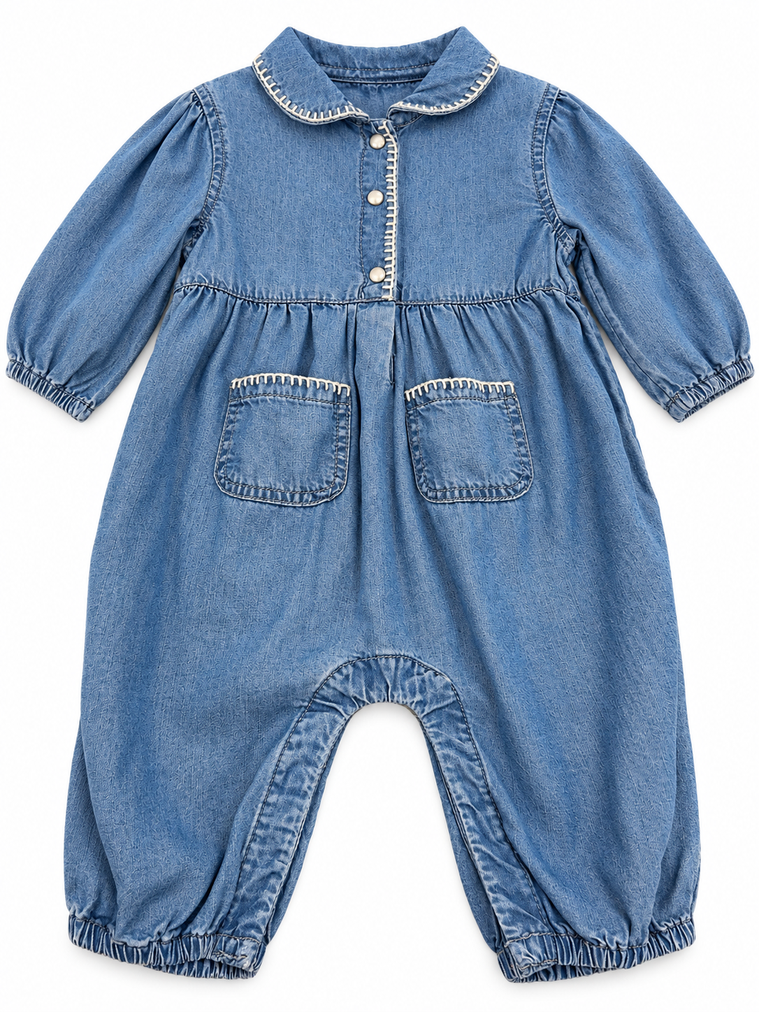 Dove Denim Overalls