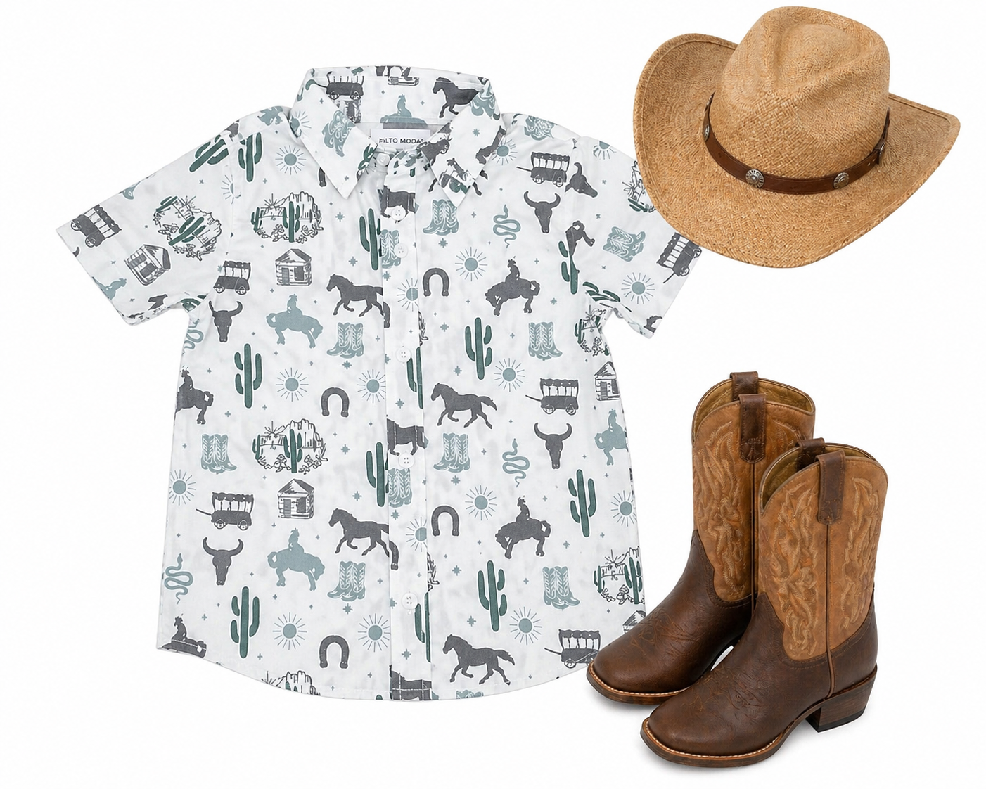 Western Button-Down Shirt