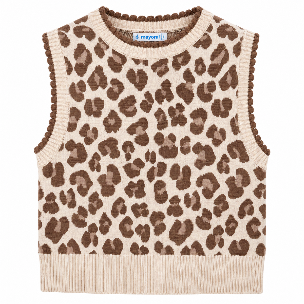 Cheetah Knit Vest