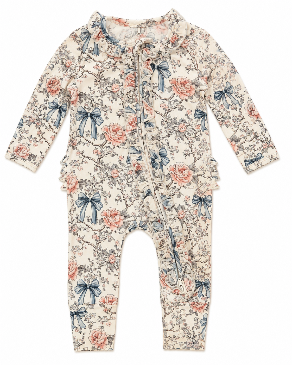Colette Footie with Ruffle
