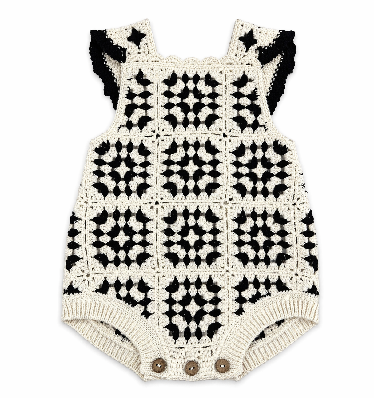 Crochet Romper Abstract