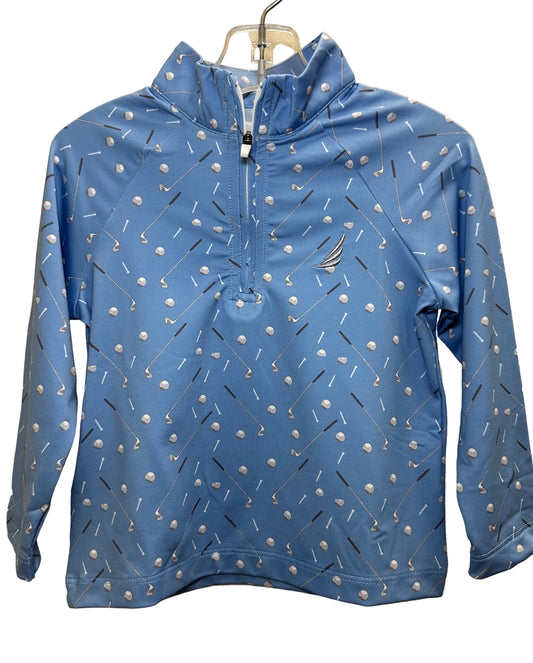 Levi Golf Print Performance Zip