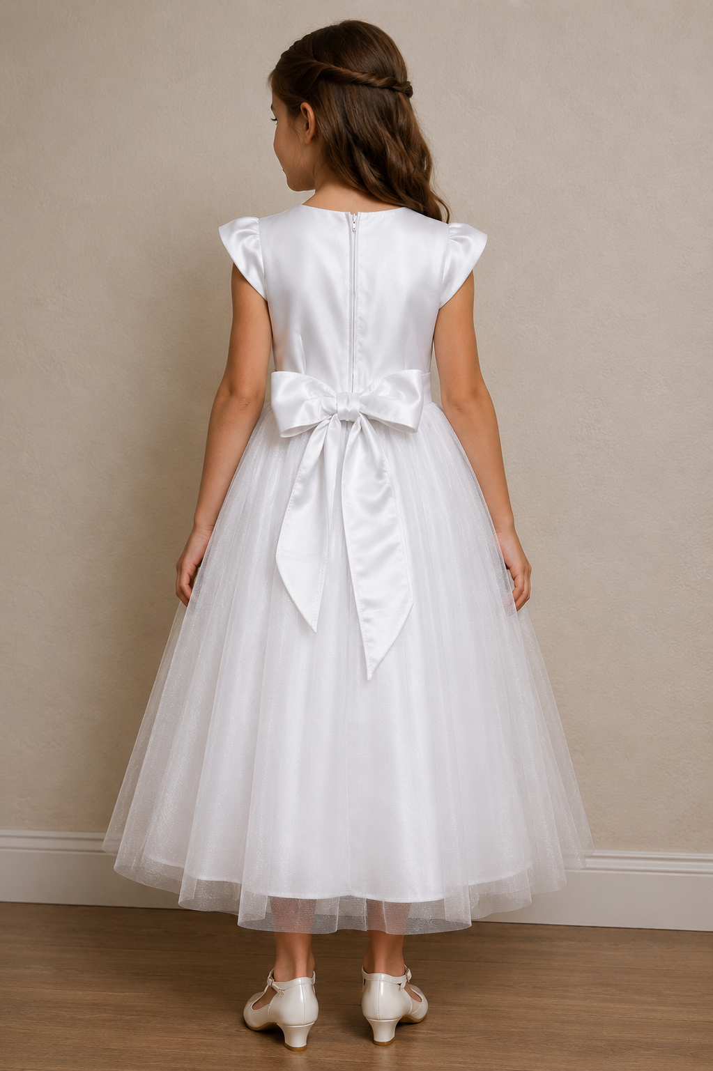 SK963 Pearl Neck Dress