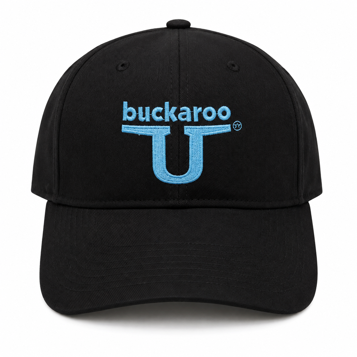 Black Hat with Buckaroo in Slate Blue