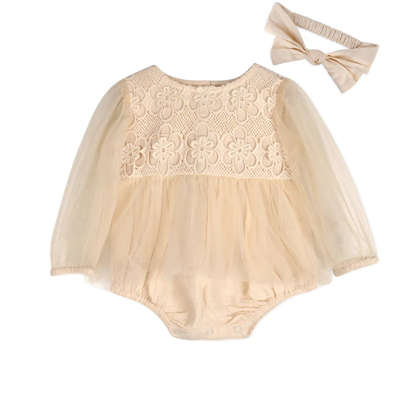 Thalia Crochet Lace Romper