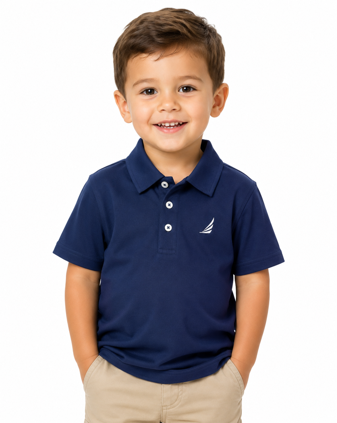 River Navy Solid Polo