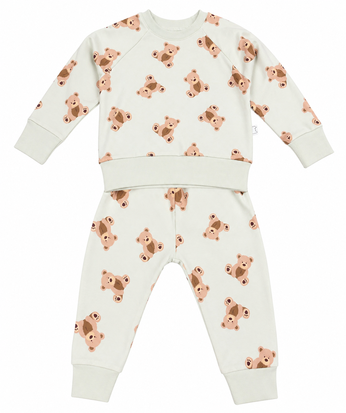 Allover Bear Print 2pc Set