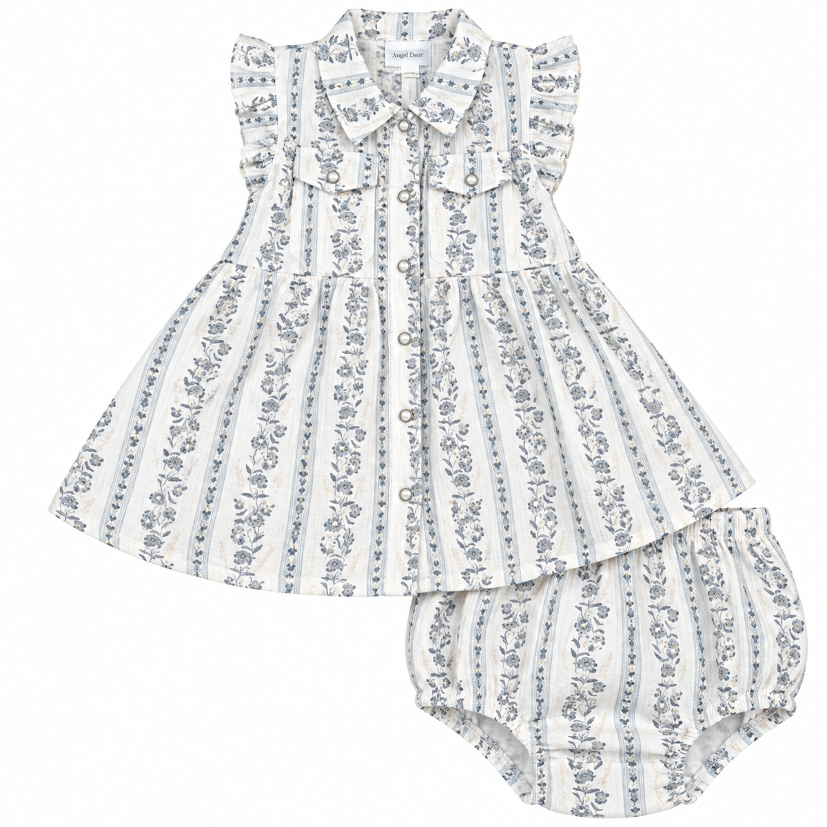 Kimberly Floral Western Dress and Bloomer