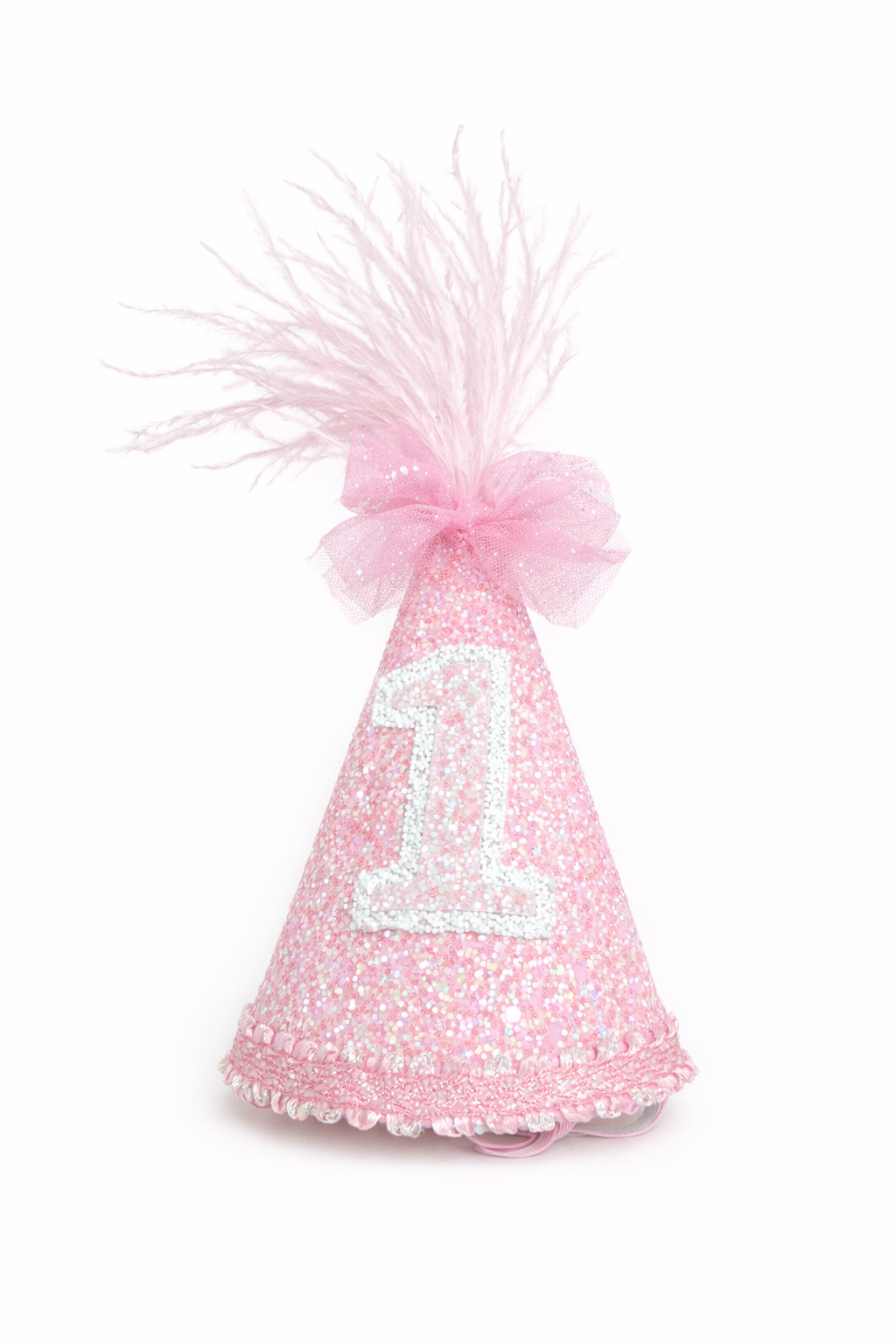 Glitter Pink Birthday Hat