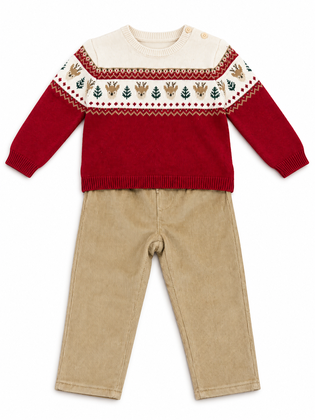 Reindeer Sweater and Pant Set