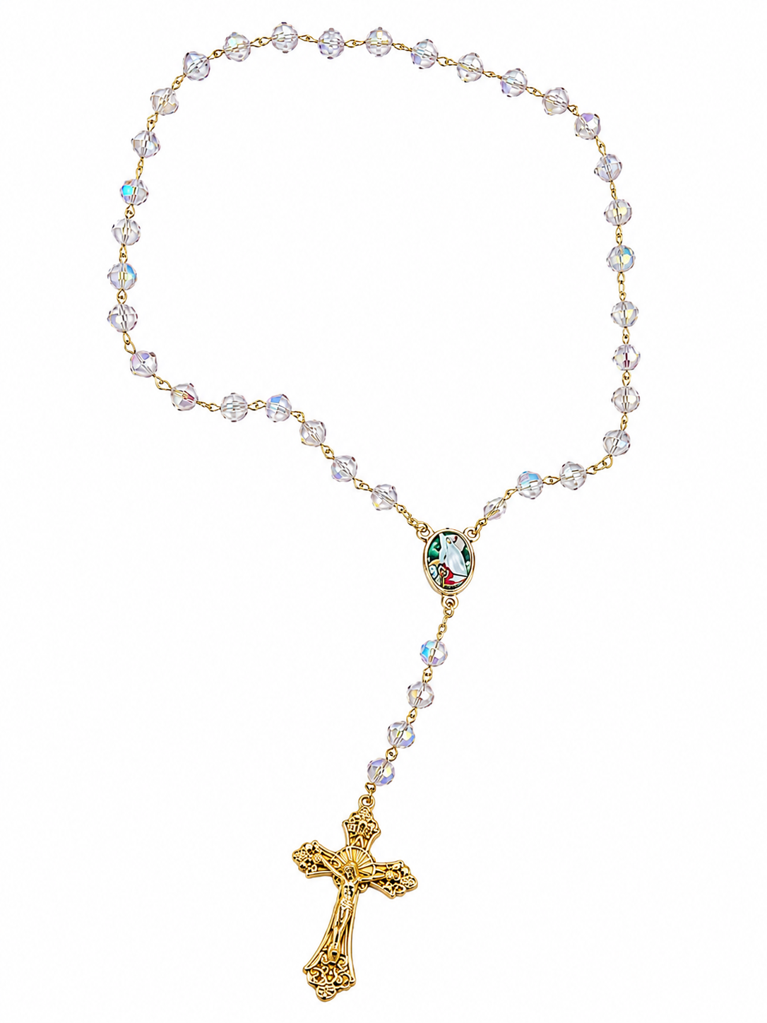 Crystal Beaded Rosary