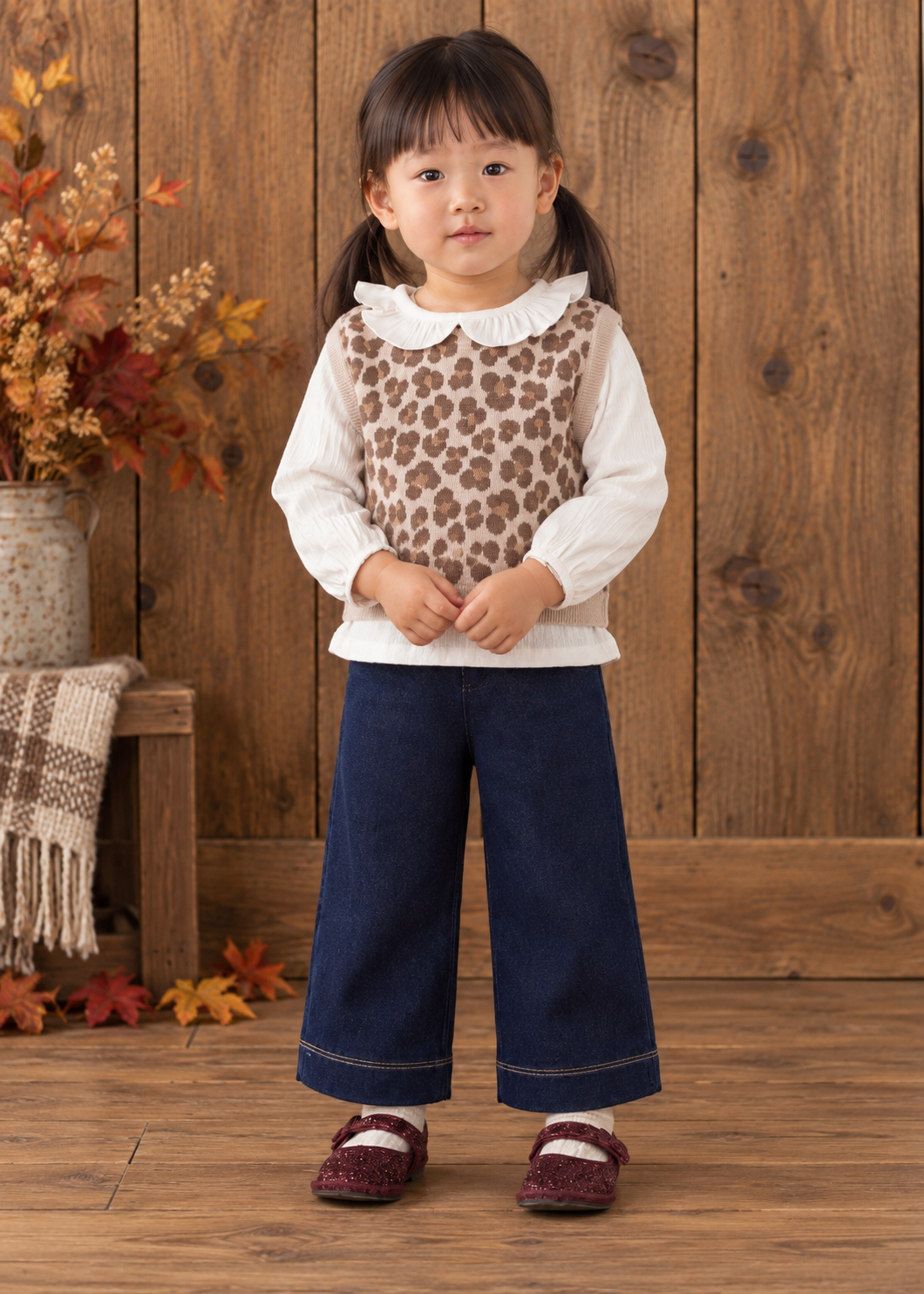Cheetah Vest Top + Pants Set