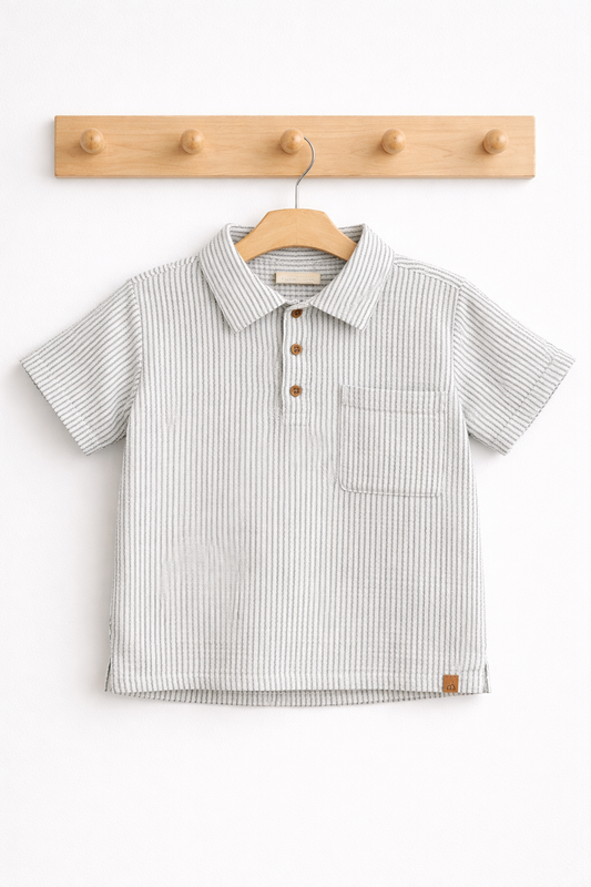 Odessey Navy Stripe Boy Shirt