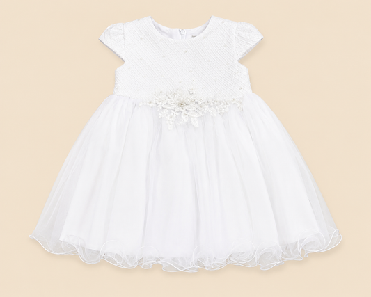 5784S Criss Cross Lace Dress
