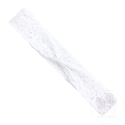 WHT Lace Baby Band