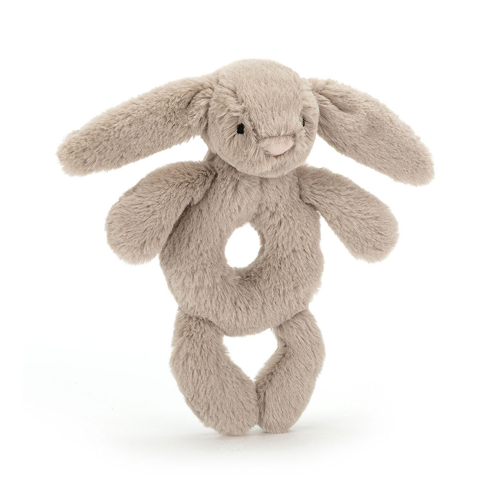 Bashful Beige Bunny Rattle