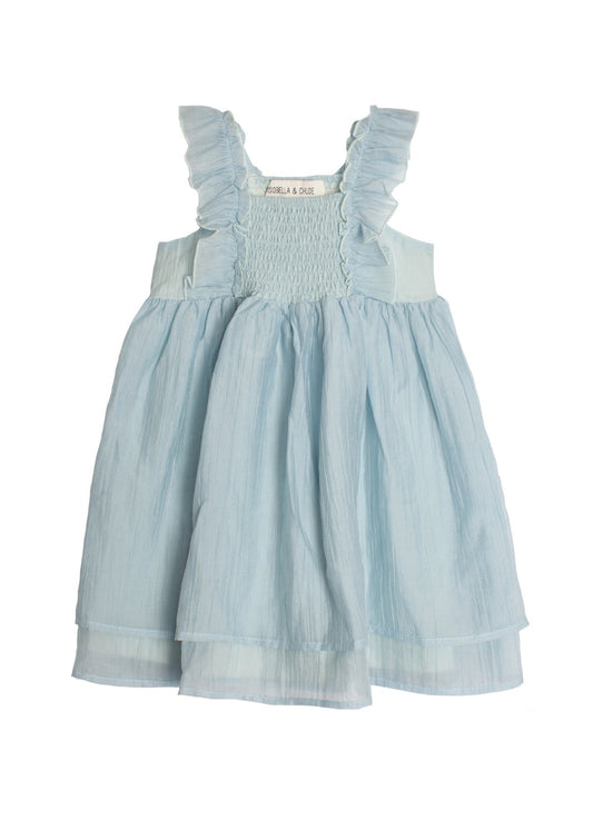 Blue Butterfly Kisses Dress 4-8