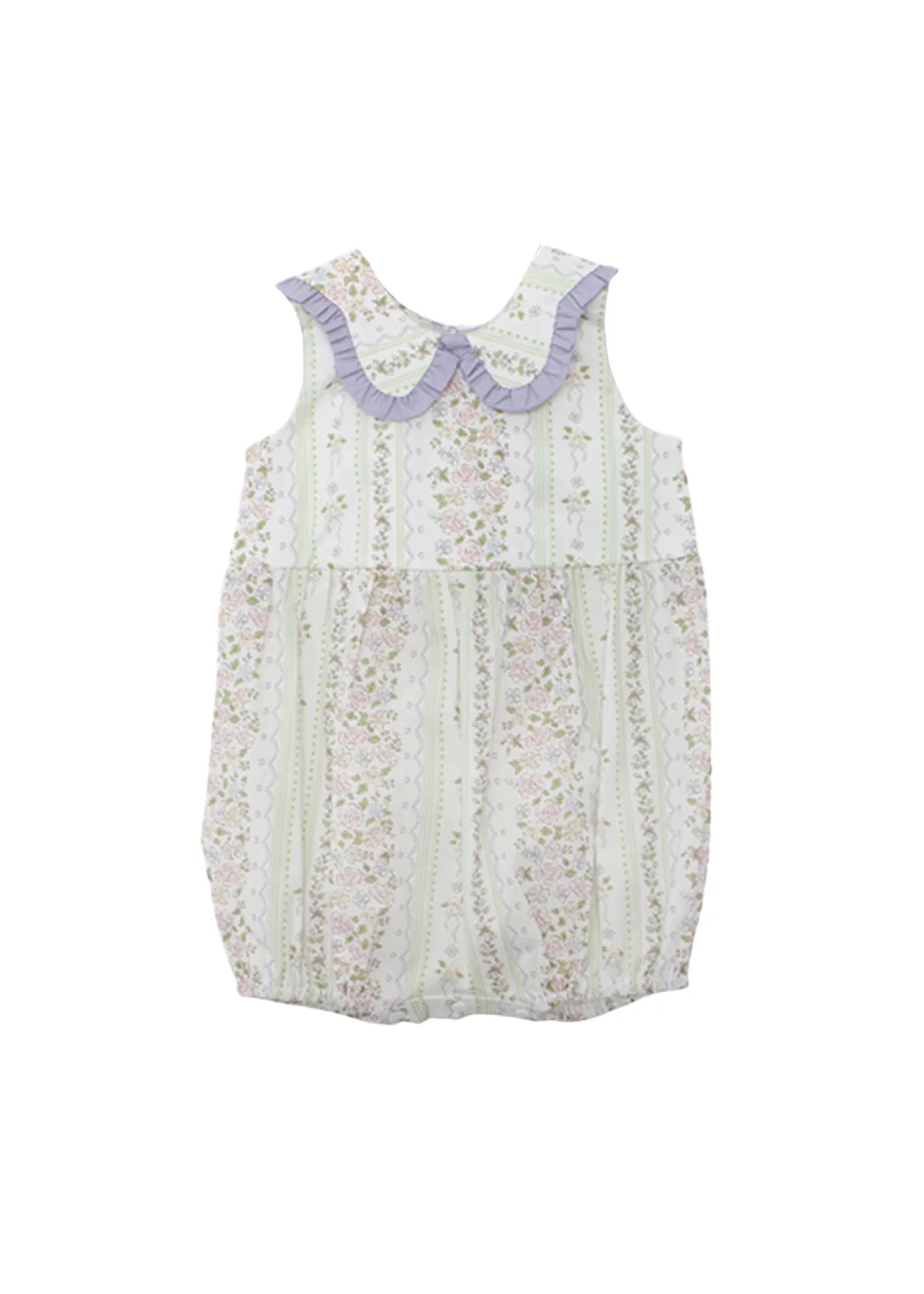 Purple Graceful Garden Romper