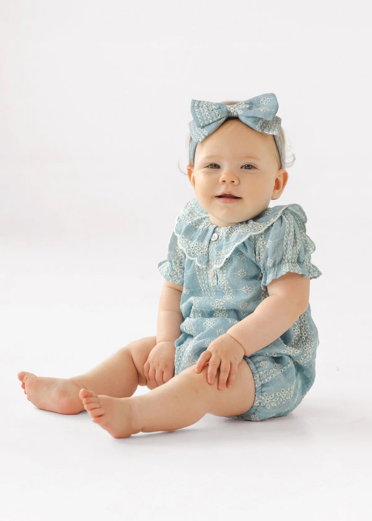 Delicate Blue Romper