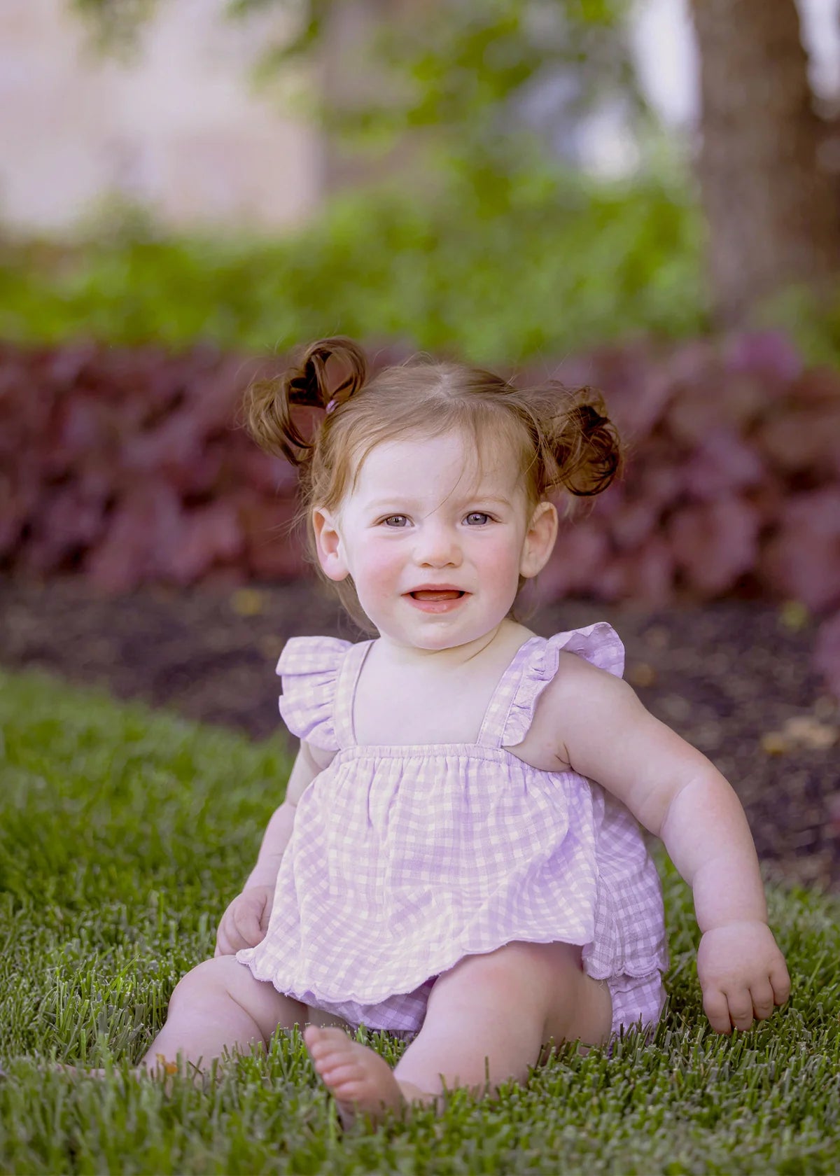 Purple Sugar Plum Romper