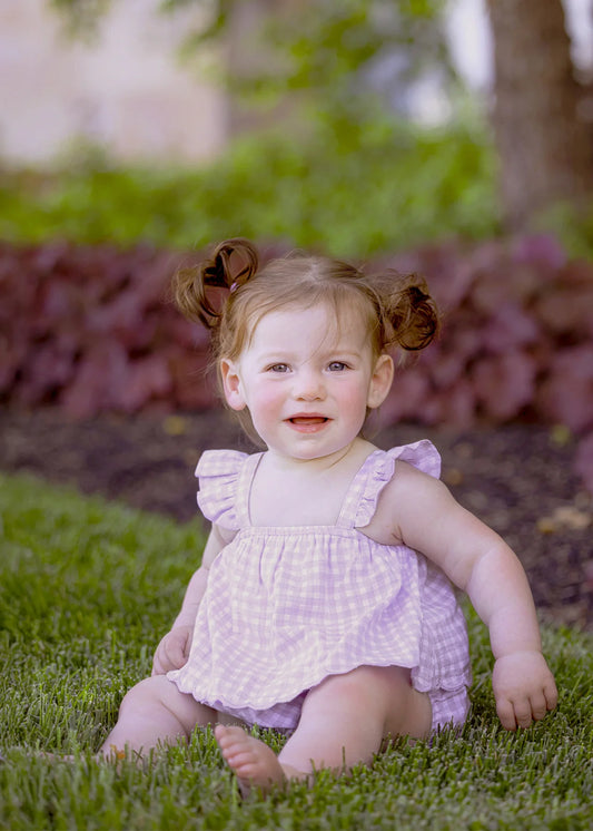 Purple Sugar Plum Romper