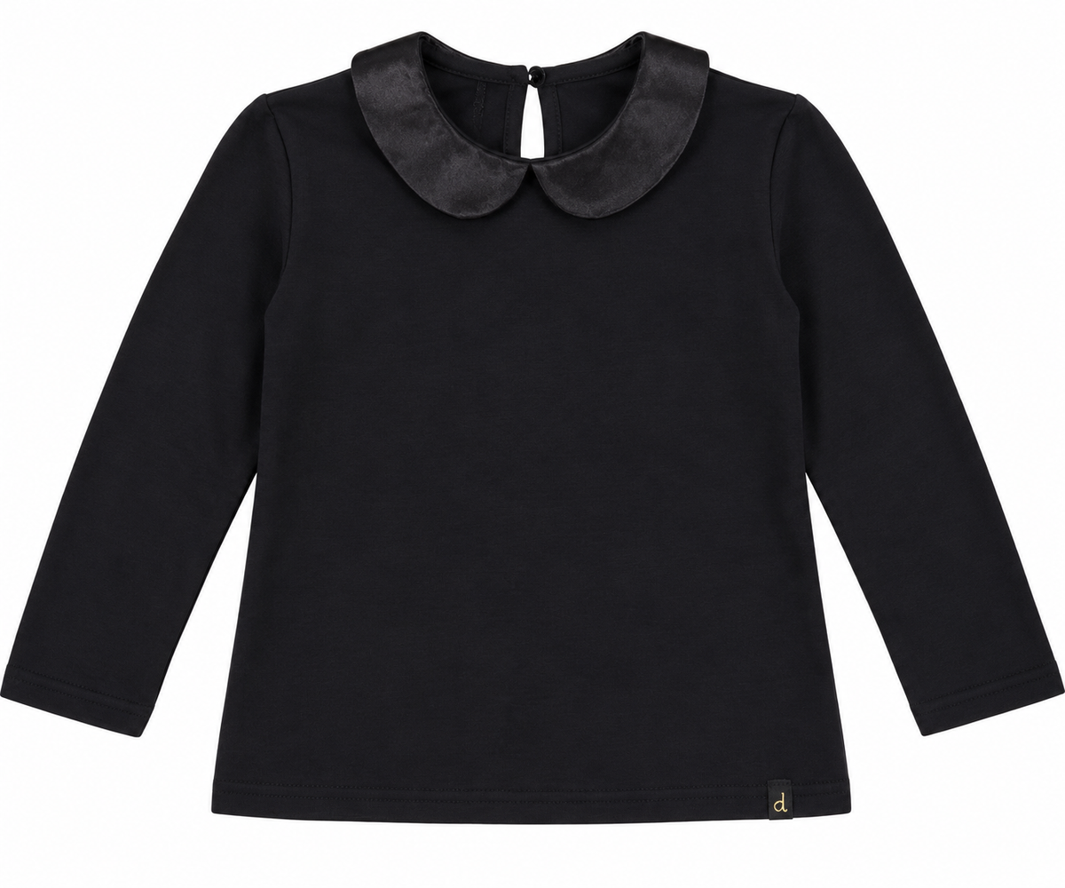 Organic Cotton Peter Pan Collar T-shirt