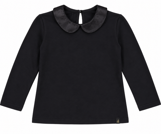 Organic Cotton Peter Pan Collar T-shirt