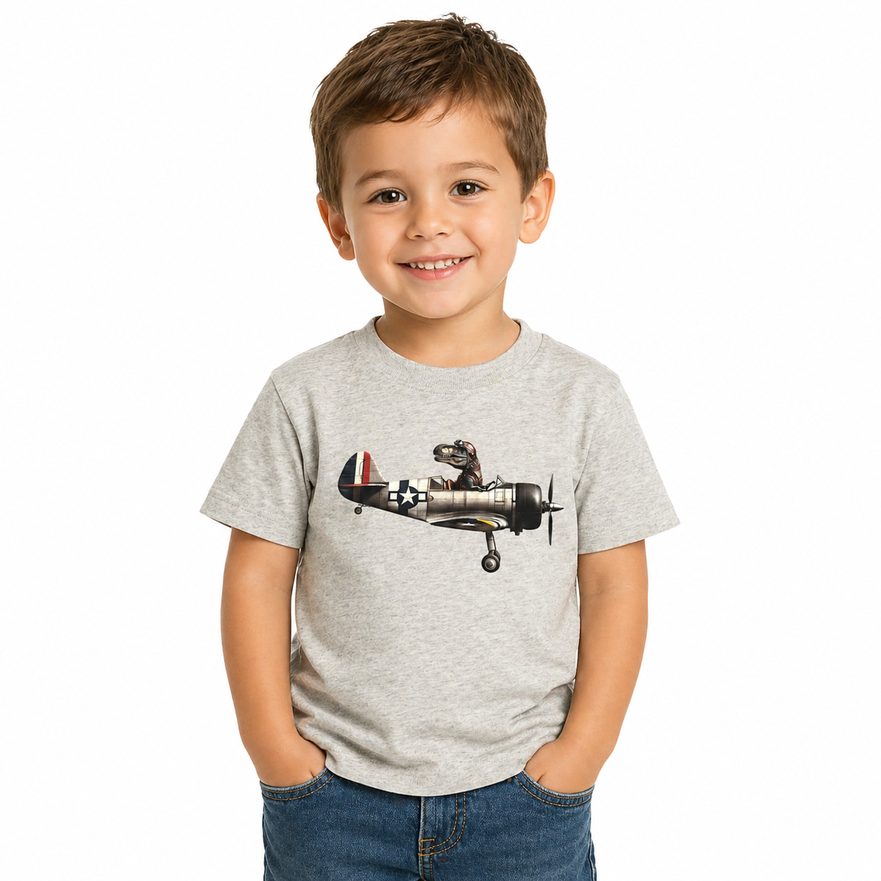 Pilot Dino Heather Cream T-Shirt